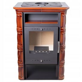 Kamin Nordflam Vera Eko 6 kW pruun