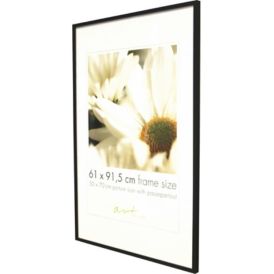 Pildiraam Leila 61 x 91,5 cm, must/valge/puit 61 x 91,5 cm Must