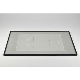 Pildiraam Leila 61 x 91,5 cm, must/valge/puit 70 x 100 cm Must