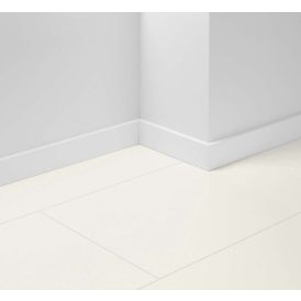 Põrandaliist Parador valge D001 MDF 16,5 x 70 x 2200 mm