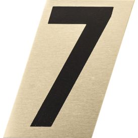 Number kuldne/must 7 35 mm