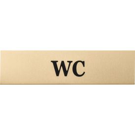 Kleebis WC 2 x 8 cm