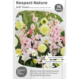 Lillesibulate segu Respect Nature Soft Tones 15 tk