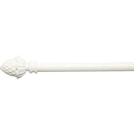 Kardinapuu komplekt Hasta Kotte  Ø25/28 mm 200-380 cm, valge