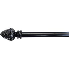 Kardinapuu komplekt Hasta Kotte  Ø25/28 mm 200-380 cm, must