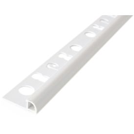 Plaadiliist Dione 8 x 2500 mm valge PVC
