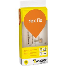 Plaatimissegu ülielastne Weber rex fix 20 kg