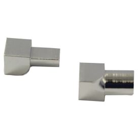 Plaadiliistu sisenurk Dione 12 mm hõbedane 2 tk