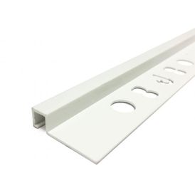 Plaadiliist Dione 8 x 2700 mm valge PVC
