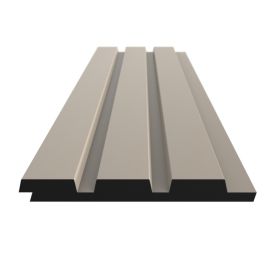 Ribipaneel Stocksund greige 122 x 2600 mm