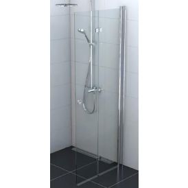Kokkuvolditav Nordium dušisein 80 x 195 cm kirgas klaas kroom
