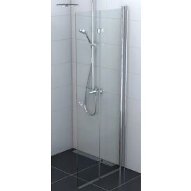 Kokkuvolditav Stocksund dušisein 90 x 195 cm kirgas klaas kroom