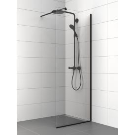 Dušisein fikseeritud Nordium 199,5 cm must 80 cm