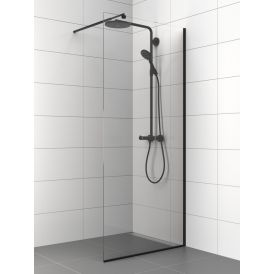 Dušisein fikseeritud Nordium 199,5 cm must 90 cm