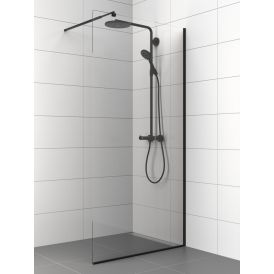 Dušisein fikseeritud Nordium 199,5 cm must 100 cm