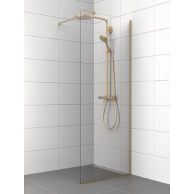 Dušisein fikseeritud Nordium  199,5 cm messing 80 cm