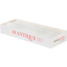 Antiikküünal 24,5 cm 10 tk/pk, valge