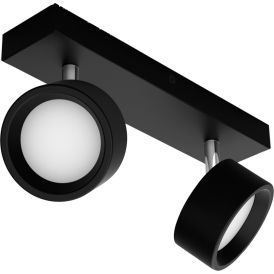 LED-kohtvalgusti Philips Bracia 2-osaline must