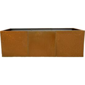Lillepott Recal Corten 165 x 55 x 55 cm, teras
