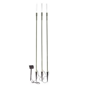 Solarvalgusti Luxform Ronda 3tk roheline