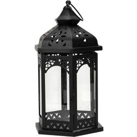 Latern Florence 33 x 18,5 x 16 cm, must