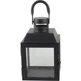 Latern Freya 16 x 10 x 10 cm, must
