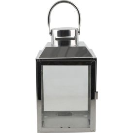 Latern Gemma 13,5 x 13,5 x 22,5 cm, hõbedane