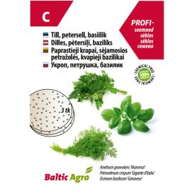 Tilli, peterselli,basiiliku seemneketas