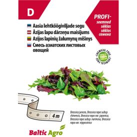 Aasia lehtköögiviljade segu seemnelindil Baltic Agro
