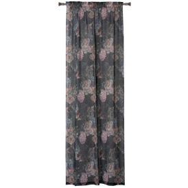 Kardin Hortense 140 x 260 cm, must