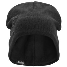 Tuulekindel kootud müts Snickers Workwear must