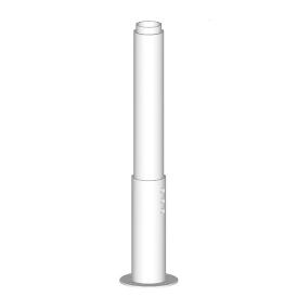 Trepi tugipiilar Atrium Dixi valge RAL9003