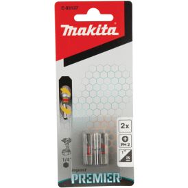 Kruvikeeraja otsikud Makita Torsion Impact Premier PH2 2 tk