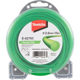 Trimmeri jõhv Makita 2,0 mm x 15 m