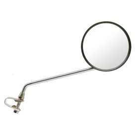 Tahavaatepeegel rattale Cavo must/hõbedane 10 cm