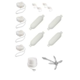 Paadivarustuse komplekt Qvarken Large valge 14 mm