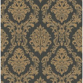 Fliistapeet Erismann Versailles 10288-15, must/kuldne
