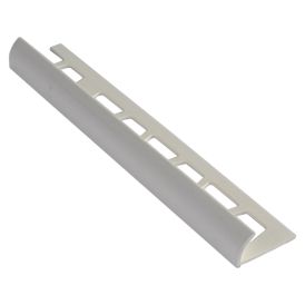Plaadiliist Maler PVC ümar valge 10 x 26 x 2500 mm