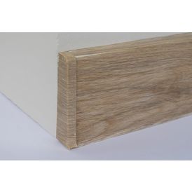 Põrandaliistu ots PVC Tuscany Oak vasak 22 x 75 mm