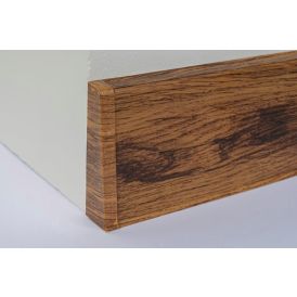 Põrandaliistu ots PVC Cantabrian Oak vasak 22 x 75 mm