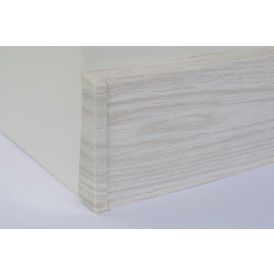 Põrandaliistu ots PVC Aspen Oak vasak 22 x 75 mm