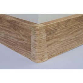 Põrandaliistu välisnurk PVC Liguria Oak 22 x 75 mm