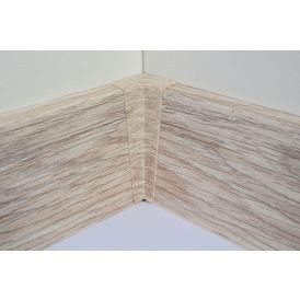 Põrandaliistu sisenurk PVC Bilbao Oak 22 x 75 mm