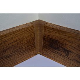 Põrandaliistu sisenurk PVC Cantabrian Oak 22 x 75 mm