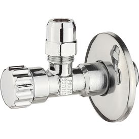 Nurkventiil kroomitud 1/2" x 10 mm