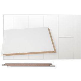 Laepaneel Maler STP-0 12 x 185 x 2070 mm hallikasvalge