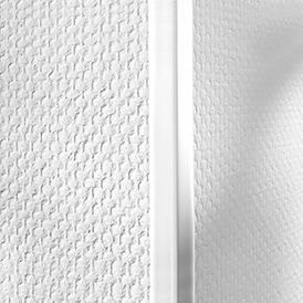 Välisnurgaliist Logoclic Valge PVC 10 x 10 x 2750 mm