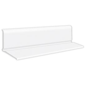 Nurgaliist isekleepuv PVC valge 18,5 x 18,5 x 5000 mm
