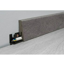 Põrandaliist Logoclic Aquaprotect Pure 18 x 58 x 2600 mm
