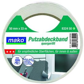 Krohviteip Mako Komfort 50 mm x 33 m valge